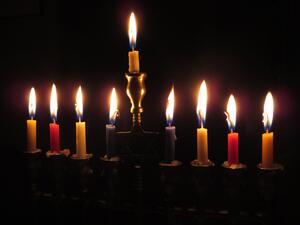 "On each of the eight nights of Chanukah, candles are lit and blessings spoken." (Pixabay) 