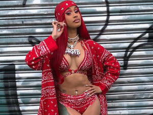 Cardi B shared the first picture of her daughter (Source: iamcardib / Instagram ) 