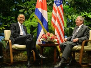 لقاء تاريخي بين الرئيسين الاميركي والكوبي في هافانا