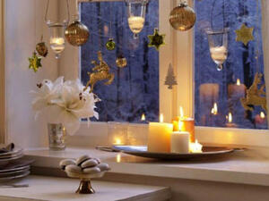 النوافذ في عيد الكريسماس النوافذ في عيد الكريسماس