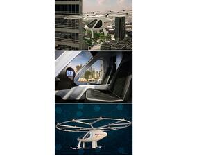 Dubai's flying taxi. (TA)