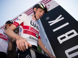 UAE's team Emirates Irish rider Daniel Martin prepares for the start of the first stage of the 99th Volta Catalunya 2019, a 164 km ride starting and finishing in Calella, on March 25, 2019.
Josep LAGO / AFP
