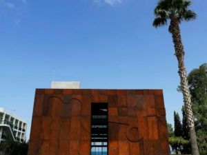 The Nabu Museum is a new private museum in northern Lebanon showcasing contemporary art alongside antiquities. (AFP)