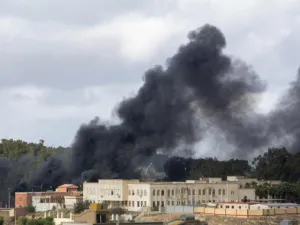 Derna, a town in eastern Libya after attacks on Daesh positions.  (AFP/File)
