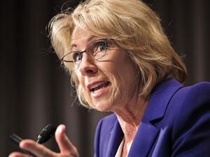 U.S. Education Secretary Betsy DeVos (AFP/File Photo)