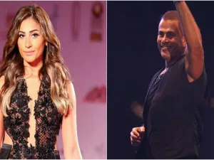 عمرو دياب ودينا الشربيني