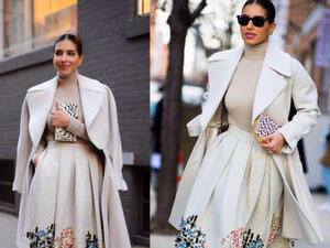 تمتلك دينا الجهني ذوقاً رفيعاً في عالم الأناقة والموضة
