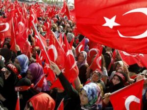 تجمع مؤيد لأردوغان تنديدا بـ”ارهاب” المتمردين الاكراد