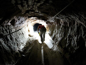 The US has approved $474 million of funding for Israel to develop anti-tunneling technology against Hamas. (AFP/File)