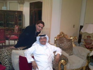 Mohammad Abdo at Ahlam's home