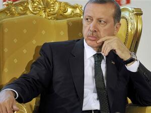 Earlier Wednesday Erdogan blasted Netanyahu for "daring" to attend the rally in Paris. (AFP/Getty Images/Fethi Belaid)
