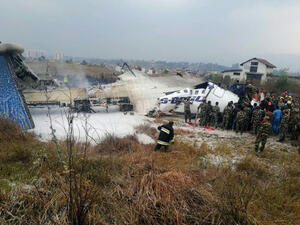 Police and army were trying to cut the plane apart to rescue passengers (AFP/File Photo)
