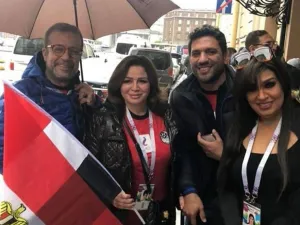 فنانين مصريين في روسيا لتشجيع المنتخب المصري في كأس العالم