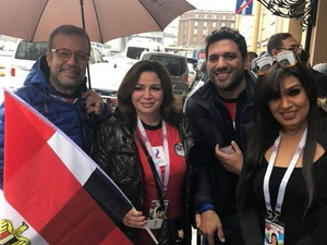 فنانين مصريين في روسيا لتشجيع المنتخب المصري في كأس العالم