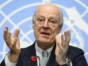 Staffan de Mistura, United Nations’ special envoy to Syria (AFP/File Photo)	