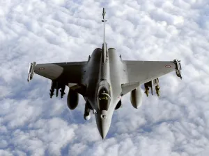 A file picture taken on March 30, 2011 during a refueling operation above the Mediterranean sea as part of military actions over Libya. (AFP/Gerard Julien)