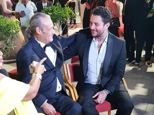 Egyptian actor Farouk El-Fishawy, sadly announced his current battle against cancer. Yet, his son steals the headlines. (Source: fishawyofficial - Instagram)