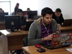 Launched by philanthropist businessmen, the fund aims to revamp the Palestinian education system in an initiative that could ultimately be expanded across the entire Arab world. (AFP/ Mahmud Hams) Launched by philanthropist businessmen, the fund aims to revamp the Palestinian education system in an initiative that could ultimately be expanded across the entire Arab world. (AFP/ Mahmud Hams)