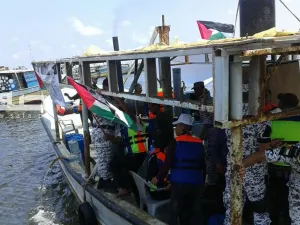   هذا الحراك البحري، يأتي ضمن فعاليات مسيرات العودة وكسر الحصار 