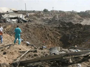 من آثار العدوان الإسرائيلي على غزة
