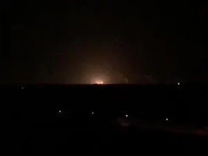 انفجار إثر غارة اسرائيلية على قطاع غزة