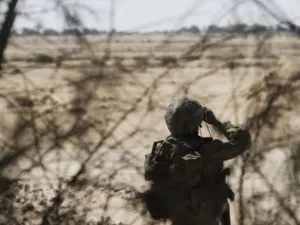جندي إسرائيلي على حدود قطاع غزة