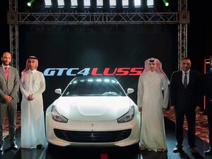 حفل تدشين لسيارة فيراري GTC4 لوسو في مدينة الرياض