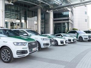 أودي Q7 و R8 V10 الجديدتين تنضمان إلى أسطول شرطة دبي 