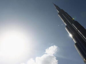 The Burj Khalifa tower in Dubai