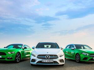 تطبيق لاستئجار سيارة مرسيدس بالدقيقة في دبي