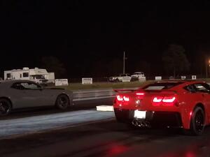 دودج تشالنجر ديمون تتحدى شفرولية كورفيت ZR1 في سباق مثير