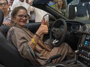 فورد تهدي ناشطة سعودية موستانج 2019