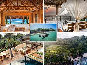 يضم المنتجع 33 فيلا فقط وسط أكثر من 560 فدانا من الغابة الخصبة، ويمكن للضيوف التمتع الخصوصية الكاملة والاسترخاء lمقابل 1039 دولار فما فوق في الليلة