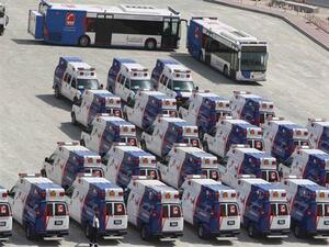 دبي تطلق أطول سيارة إسعاف في العالم 