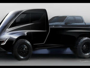 تيسلا تنشر أول صورة تشويقية لسيارتها البيك أب