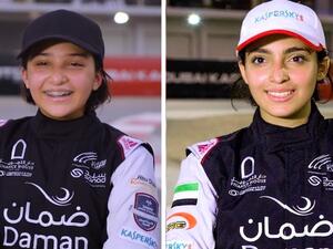 أول سائقتي سباق إماراتيتين

