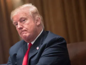 U.S. President Donald Trump in reflective mood (AFP/File Photo)