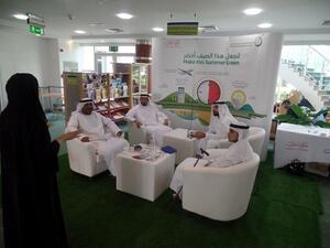 Dubai Culture hosted an awareness corner at the Al Twar branch of Dubai Public Library to raise public awareness about the importance of preserving the environment.