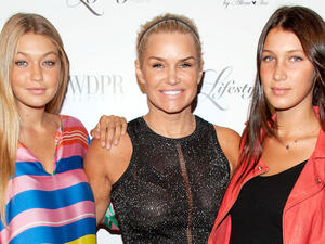 The television personality's daughters, Gigi and Bella Hadid, have modeled for such brands as Chanel and Balmain. (ET Online)