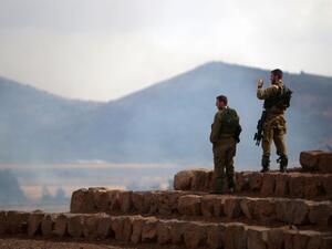 Israeli soldiers in the Israeli-occupied Golan Heights on June 28, 2015. (AFP/File)