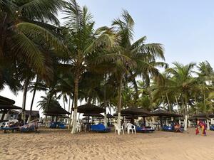 The beach near Grand-Bassam. (AFP/Sia Kambou)