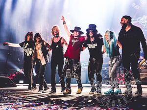 The band, featuring Axl Rose and Slash, will perform at Autism Rocks Arena on March 3. (Facebook)