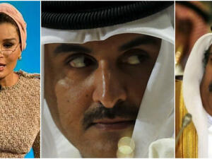 الشيخ تميم/الشيخ حمد/الشيخة موزا