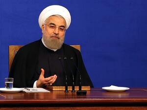 Iranian President Hassan Rouhani speaks during a press conference on March 6, 2016 in the capital Tehran.  (AFP/Atta Kenare)
