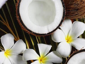 خلطة جوز الهند للعناية بالأسنان