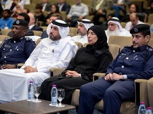 Dr. Hanan Mohamed Al Kuwari, Qatari Minister of Public Health, during the launch event. 