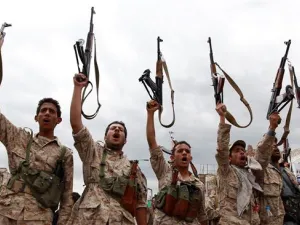 The head of Yemen's Shia Houthi rebels threatened to fire missiles at the United Arab Emirates (AFP)