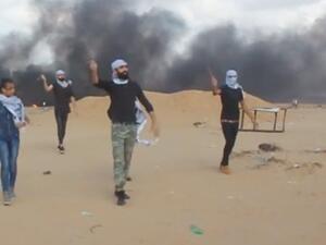 Palestinians Youth Doing Dabke Dance (Twitter)
