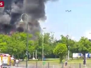  حريق مروع يلتهم مخيمات اللاجئين في ألمانيا - من المصدر 