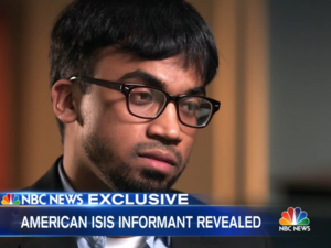 "Mo," a 27-year-old Columbia University graduate from Brooklyn who spent five months working with Daesh in Syria in 2014. 